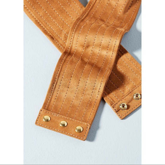 NWT Anthropologie Suede Bow Belt - Picture 2 of 5
